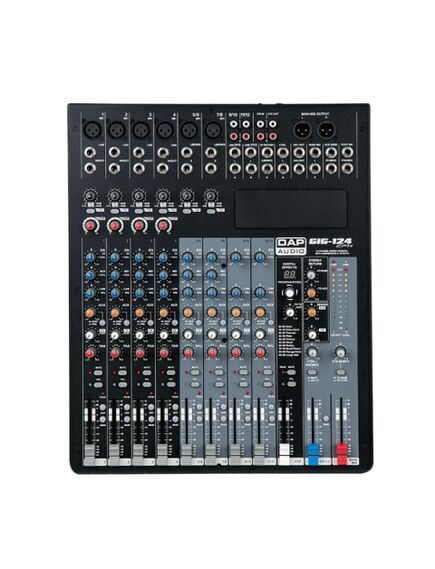 DAP GIG-124CFX, 12 Channel live mixer incl. dynamics & DSP / D2285